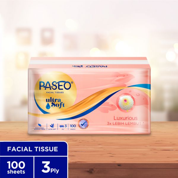 Paseo Ultrasoft Facial Softpack 100's (W)